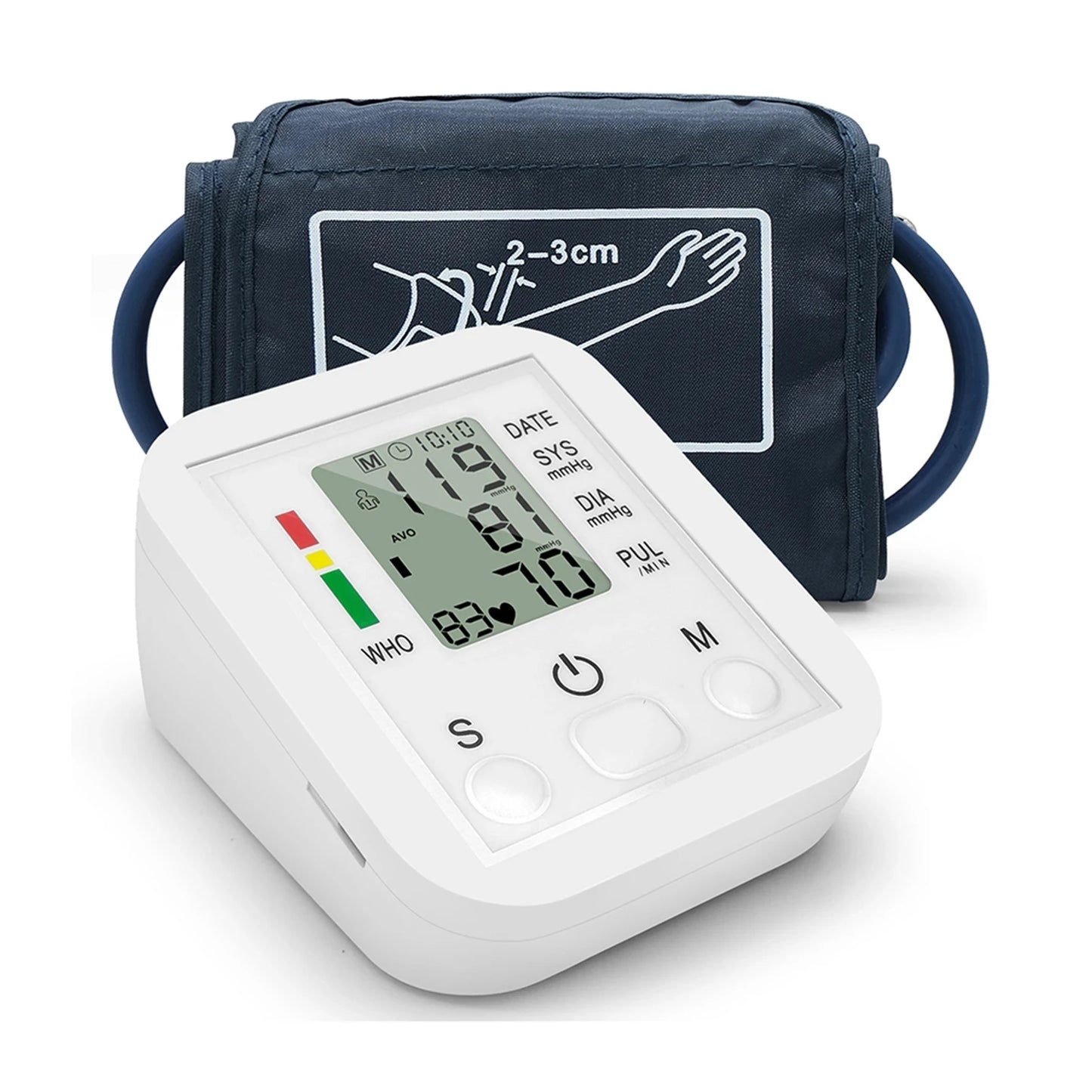 Digital Blood Pressure Monitor - 2 User Upper Arm Tonometer